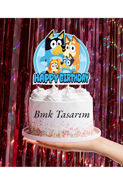 Bluey Temali Pasta Süsü