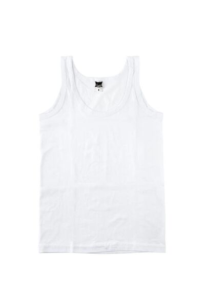 Tutku Poky Boy's 6-Piece Combed Cotton Strappy Undershirt