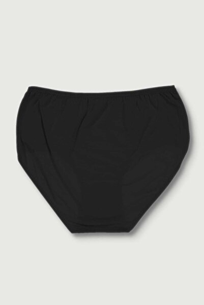 Tutku Kadın Siyah 4'lü Paket  Likralı Bato Külot ELF568T0924CCM4