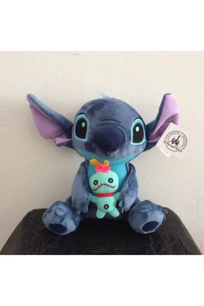 NB market دمية ديزني كاواي من القطيفة مع دمية في يد ستيتش 25 سم