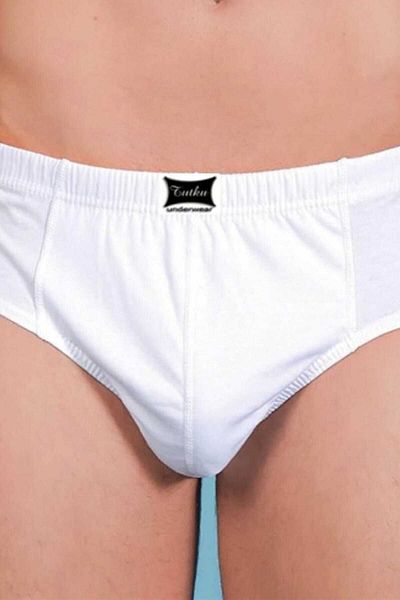 Tutku Men's White Slip Panties