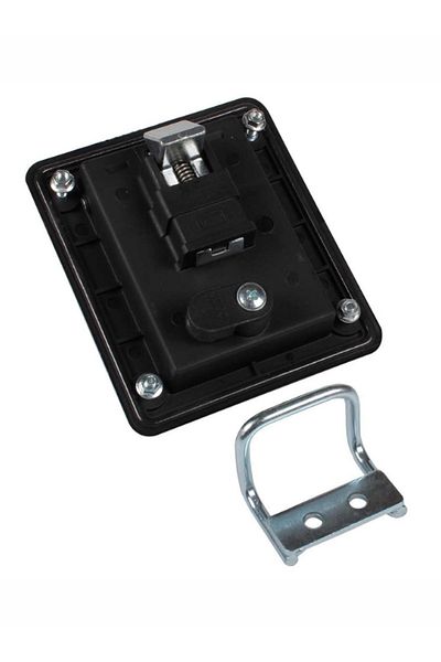 Oskar Black Plastic Cabinet Lock