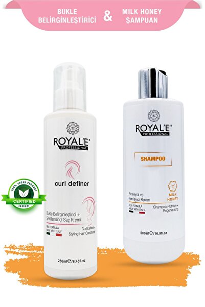 royale professional بلسم وتجعيد الشعر بالعسل الحليبي - شامبو تحسين وتجعيد الشعر