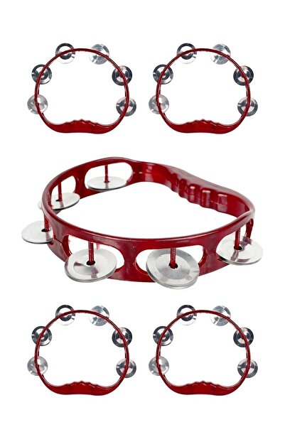 Ofismalzemesi Kına Defi Plastik Tef 10 Adet Kırmızı Renk – Magnet, Hediyelik,...