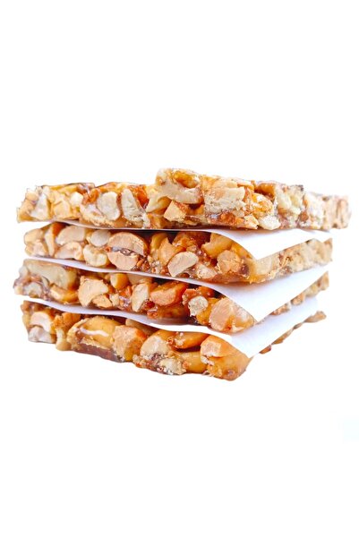 ÇITIR TEZGAH Taze Yer Fıstıklı Ve Susamlı Krokan ( Özel Yapım) Katkısız Glikozsuz Fıstıklı Bar 100 gr