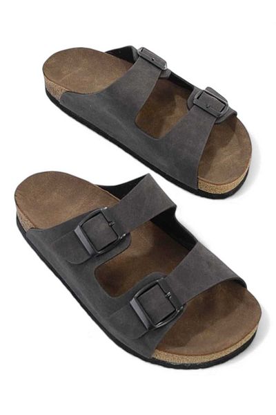 Lideral Unisex Children and Youth Slippers - Orthopedic Sole, Double Banded Buckle, Daily Comfortable Home & Outdoor Slippers