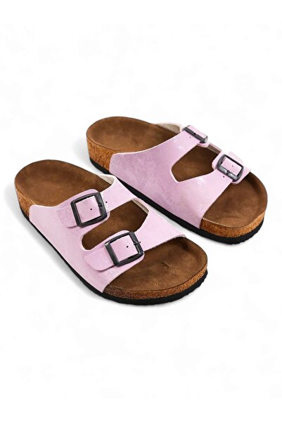 Lideral Unisex Children and Youth Slippers - Orthopedic Sole, Double Banded Buckle, Daily Comfortable Home & Outdoor Slippers