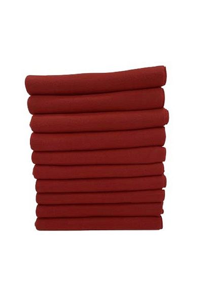 ecottonworks Red Fleece Shawl 10 Pieces Cafe, Restaurant, Hotel Shawl