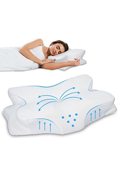 ORPEDOX Çok fonksiyonlu bölgeli hafızalı köpük boyun yastığı yavaş geri tepme...