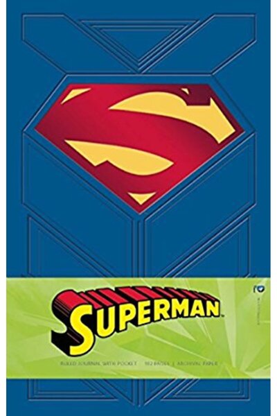 Simon Schuster مجلة سوبرمان ذات الغلاف الصلب والمسطرة