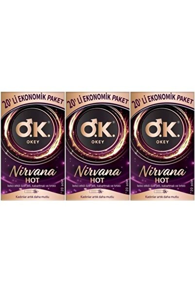 Okey Prezervatif 60 Adet Nirvana Ekonomik Pk (3PK*20)