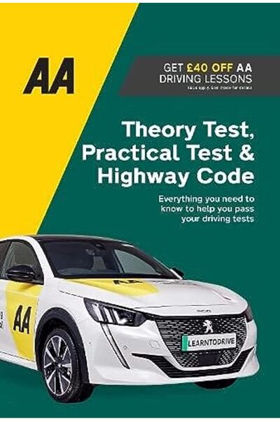 Harper Collins اختبار نظري واختبار عملي وكتاب قانون السير Aa لتعليم قيادة السيارات