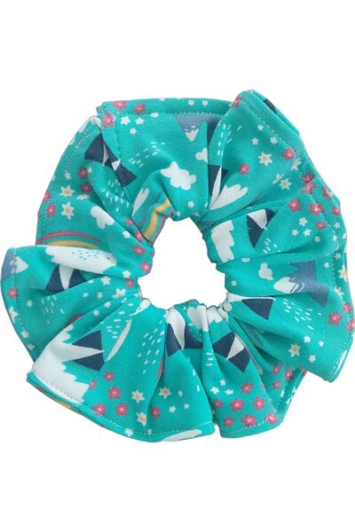 Baby Minik 3 bucăți din bumbac pieptănat și elastic Scrunchie Simit Scrunchie