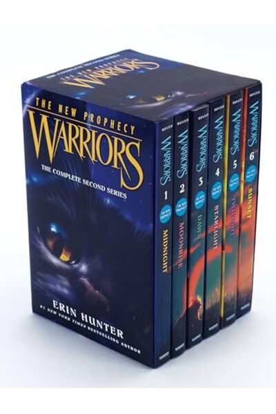 Harper Collins المحاربون مجموعة النبوءة الجديدة المجلدات من 1 إلى 6 السلسلة ا...