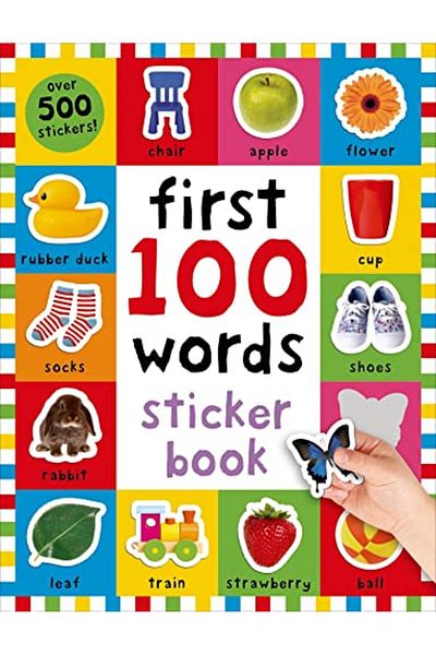 Macmillan Distribution First 100 Words Sticker Book Play And Learn