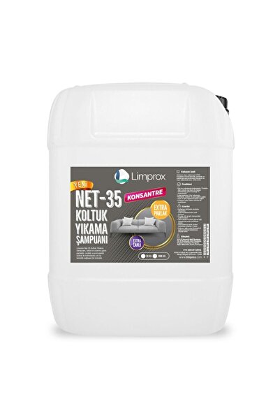 Limprox Net-35 Konsantre Koltuk Döşeme Yıkama Deterjanı Şampuanı Ilacı - 20 Kg