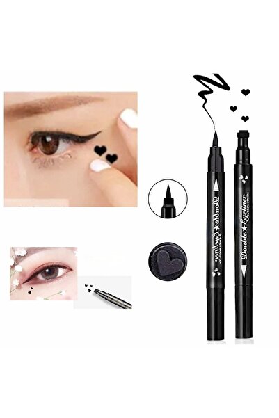 Lesvip's Çift Taraflı Kalp Damgalı Kalem Eyeliner Tatto