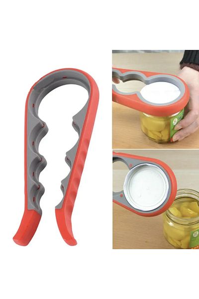 Kenpool Canned Jar Bottle Opener Jar Cap Opening Tool 4 Sizes