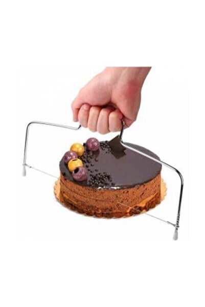 Genel Markalar Pasta Kek Pandispanya Kesme Teli ve Aparatı  Kek Kesme Testeresi
