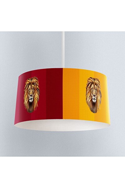 Talia Home Sarı Kırmızı Aslan Temalı Çocuk Odası Sarkıt Avize TLAV-318