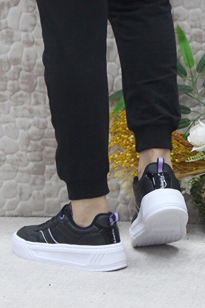 Kinetix Tenis Adexa Pu W - alb-negru, pantofi de damă ușori și confortabili