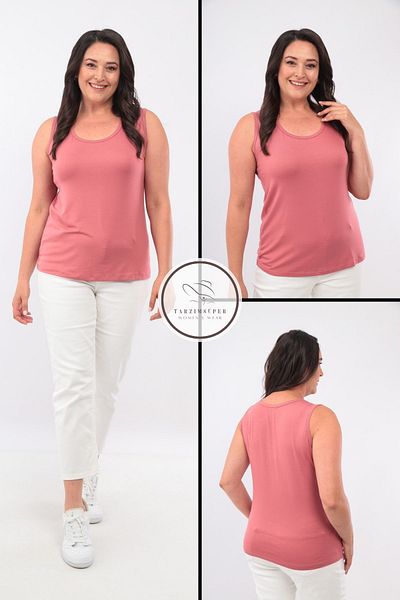 tarzımsüper Αμάνικο εσώρουχο Lycra Plus Size - Αθλητικό και Casual μοντέλο για 4 εποχές
