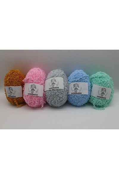 Hobimos 100 γραμμάρια 100 μέτρα Os Main Lamb - Micro Polyester IP 5 Τεμάχια