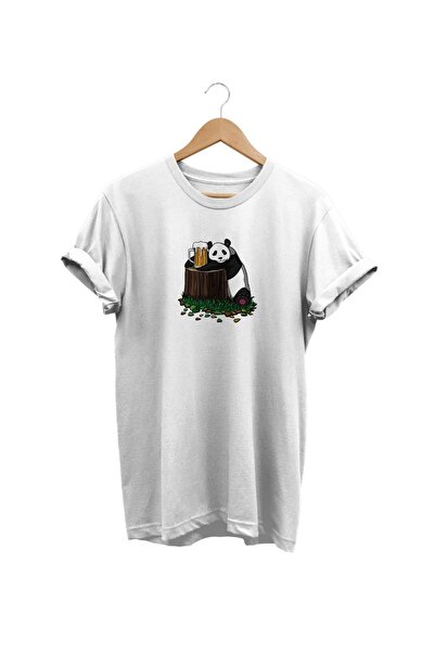 WİDİ Vidi Panda Štampano Bela T-shirt
