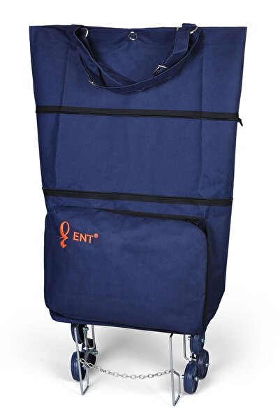 ENTRKLM Mila Model Sessiz 6 Teker, Merdiven Çıkabilen, Katlanabilir Alışveriş...