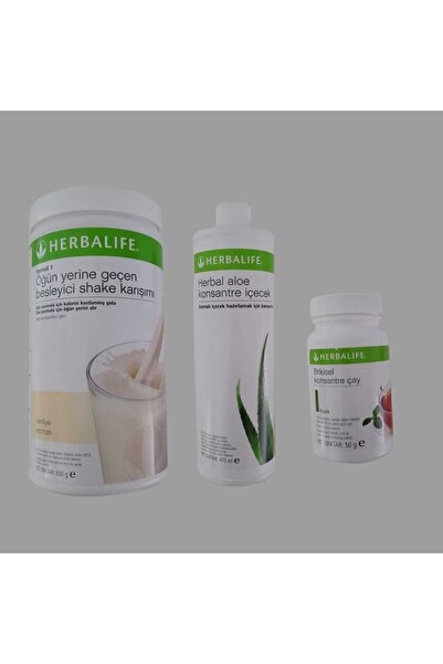 Herbalife 1 VANILYALI SHAKE ALOE ÇAY 102 GR