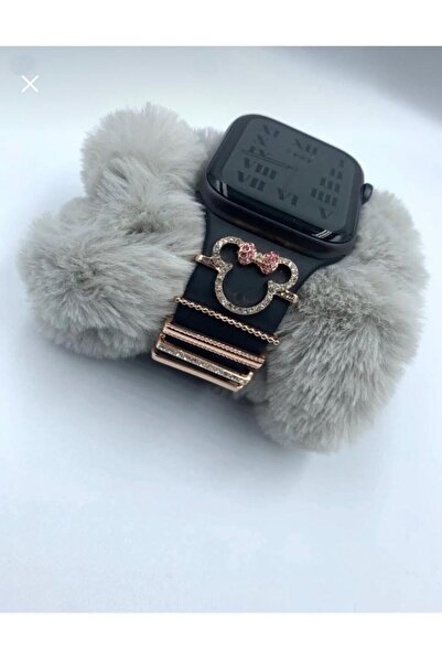 RG Teknoloji apple watch mickey yazılı kordon charm/aksesuar