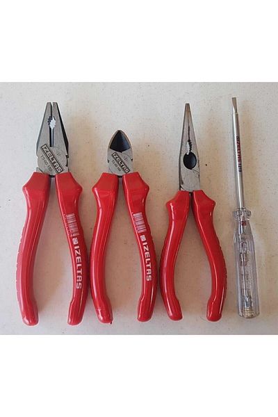 İzeltaş 180 mm Plier 160 mm Side Chisel 160 mm Nose Plier 190 mm Check Pen