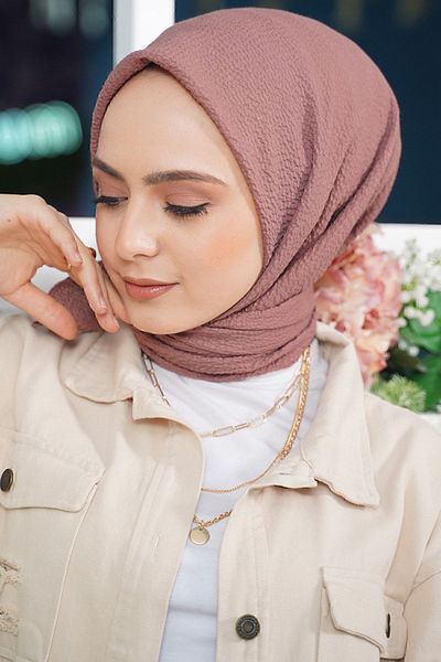 Organic Scarfs Testtür Mio γυναικείο κασκόλ Hijap - Jazz Model