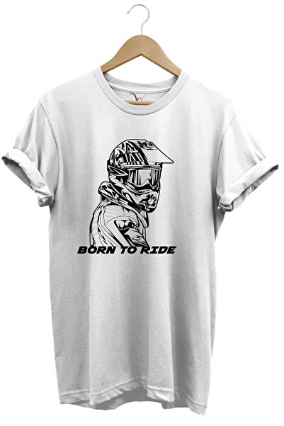 WİDİ Biker Special Design - Born To Ride τυπωμένο δώρο καλοκαιρινό βαμβακερό ...