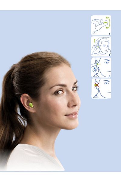 MOLDEX (7800) سدادات أذن فائقة النعومة - دراسة - نوم - 10 أزواج
