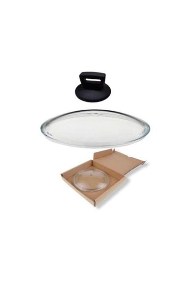 Paşabahçe Karaca with Original Handle and 26 Cm Pyrex Glass Cover