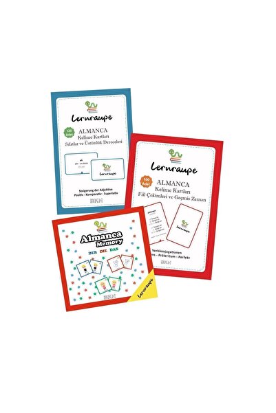 Lernraupe Kelime Kartları Set & Memory