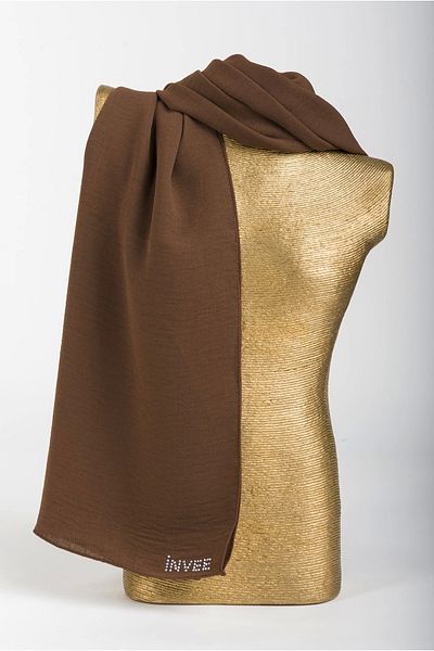Invee İnvee 1246 Cocoa Brown Jazz Shawl