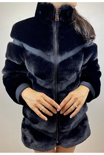 Butik A Kalite Suni Kürk Ceket