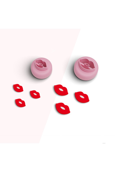 brocutters قبلة صغيرة من طين البوليمر - قوالب للمجوهرات والبسكويت، قالب سيرام...