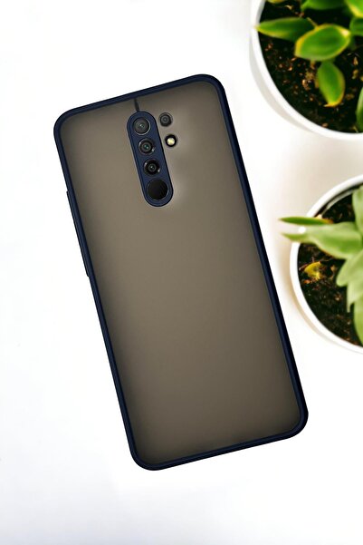 mooodcase Xiaomi Redmi 9 Uyumlu Buzlu Şeffaf Lüx Telefon Kılıfı Mchzr