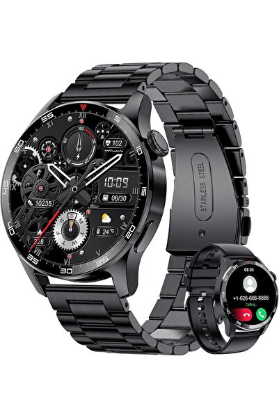 Melzohome Yeni Whatch Spor Saati Erkek Yetişkin Arama,Nfc,gps,bluetooth bağla...