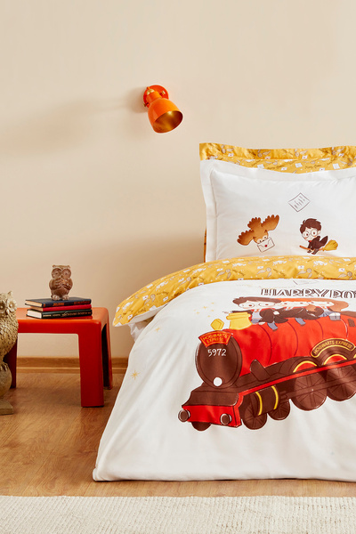 Harry Potter Karaca Home Harry Potter Wızards Letter Tek Kişilik Nevresim Takımı