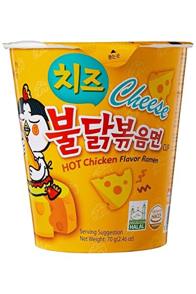 SAMYANG Buldak Hot Chicken Flavour Ramen - Cheese noodle Cup 70g