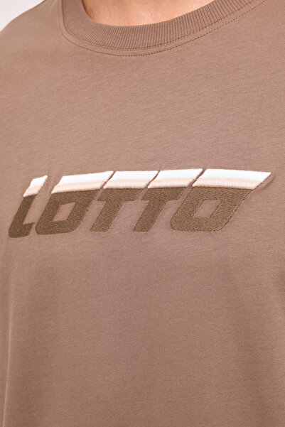Lotto M-Armed T-Sh 4Pr Brown Men's Short Sleeve T-Shirt