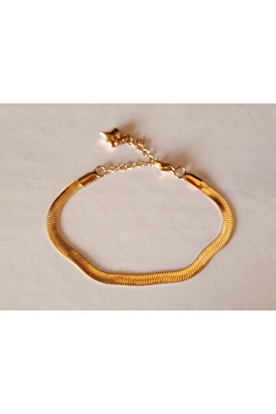 Anatolia سوار من الفولاذ بسلسلة إيطالية بلون وردي