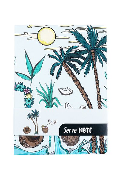 Serve Deep Pen + Notebook + Min + Eraser Gift Set - Nature Series