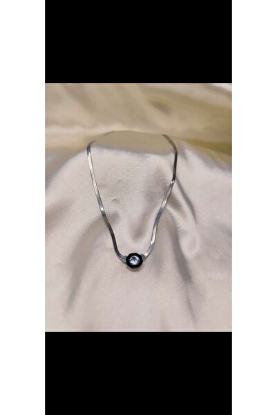 Serenay Necklace with Crushed Chain Stone