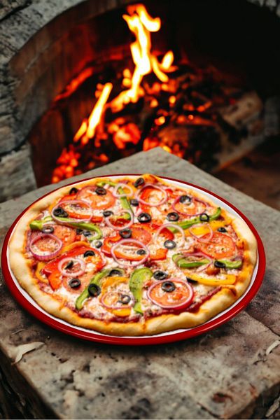 İnci Emaye 36 No 36 cm Breakfast Plate Supla Cake Plate Serving Plate Pizza Tray