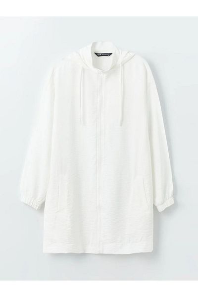 LC Waikiki LCW Modest Hooded Straight Long Sleeve Women's Tunic